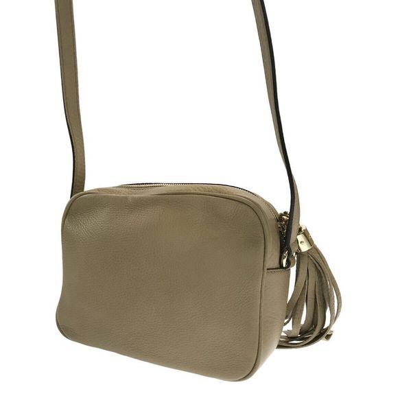 Gucci Leather Shoulder Bag Soho Beige - Picture 2 of 7